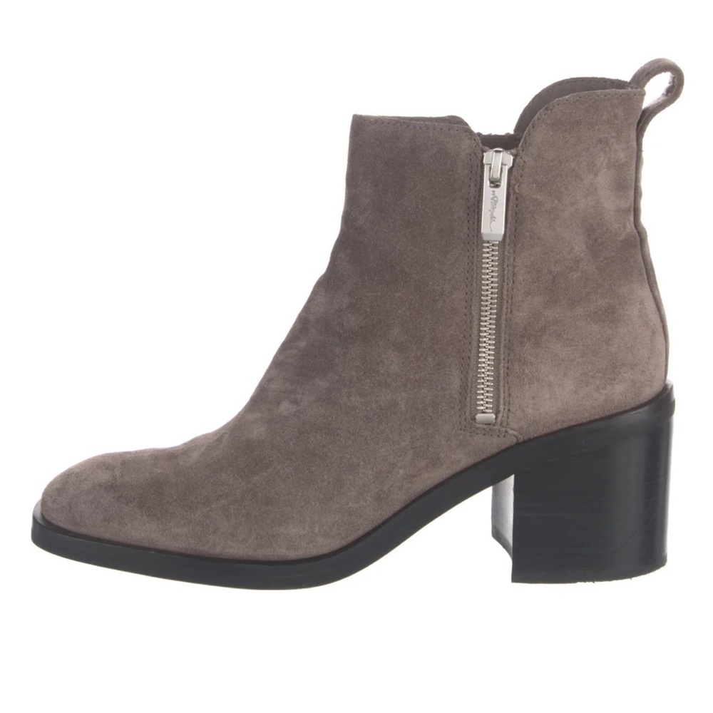 3.1 Phillip Lim Taupe Suede Ankle Boots